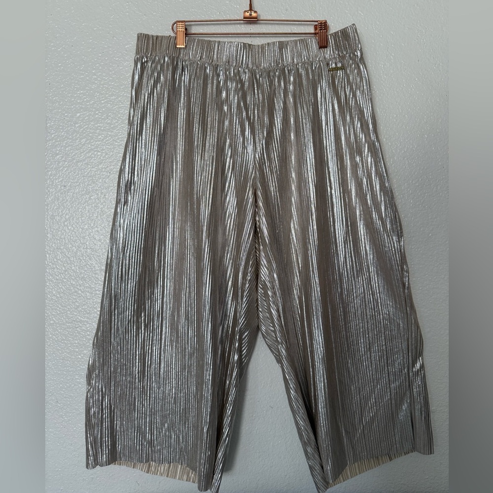 Marc New York Shimmering gold Pans Women’s Size XL elastic waist